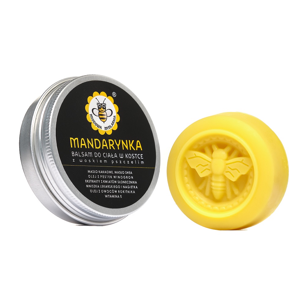 80279491727086650 Balsam do ciała w kostce Mandarynka 40g - obrazek 1