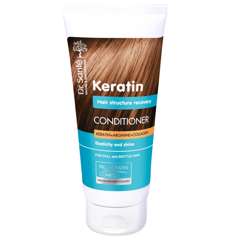8046761678716657 Keratin Conditioner odbudowująca odżywka do włosów matowych i łamliwych 200ml - obrazek 1