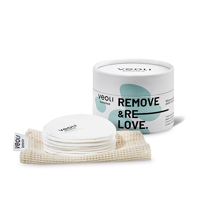 80528271739525261 Remove & Relove wielorazowe bambusowe płatki kosmetyczne 7szt - obrazek 1