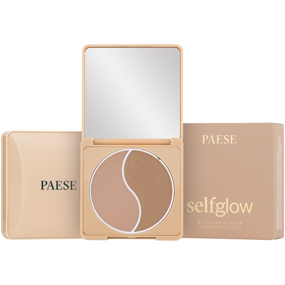 80554181644914692 Self Glow Bronzing Powder prasowany puder brązujący Light 6g - obrazek 1