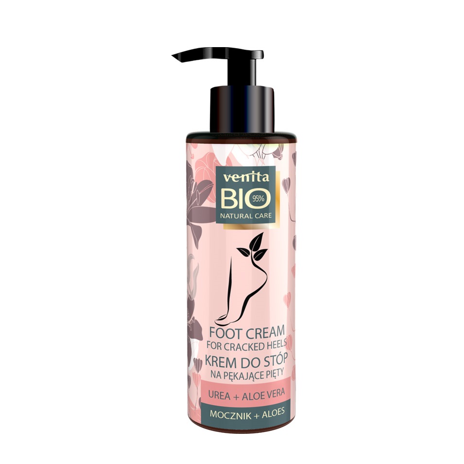8055731659010004 Bio Natural Care Foot Cream regenerujący bio krem na pękające pięty Mocznik + Ekstrakt z Aloesu 100ml - obrazek 1