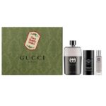 Guilty Pour Homme zestaw woda toaletowa spray 90ml + dezodorant sztyft 75ml + woda toaletowa 15ml