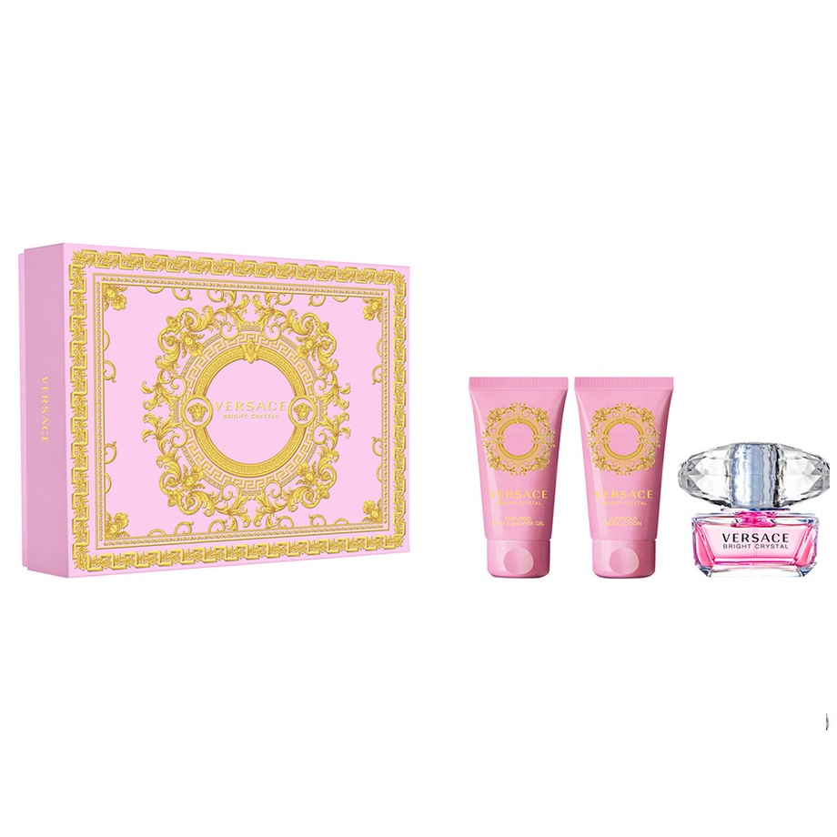80585991738677980 Bright Crystal zestaw woda toaletowa spray 50ml + żel pod prysznic 50ml + balsam do ciała 50ml - obrazek 1