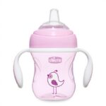 Transition Cup pierwszy kubek treningowy z miękkim ustnikiem 4m+ Girl 200ml