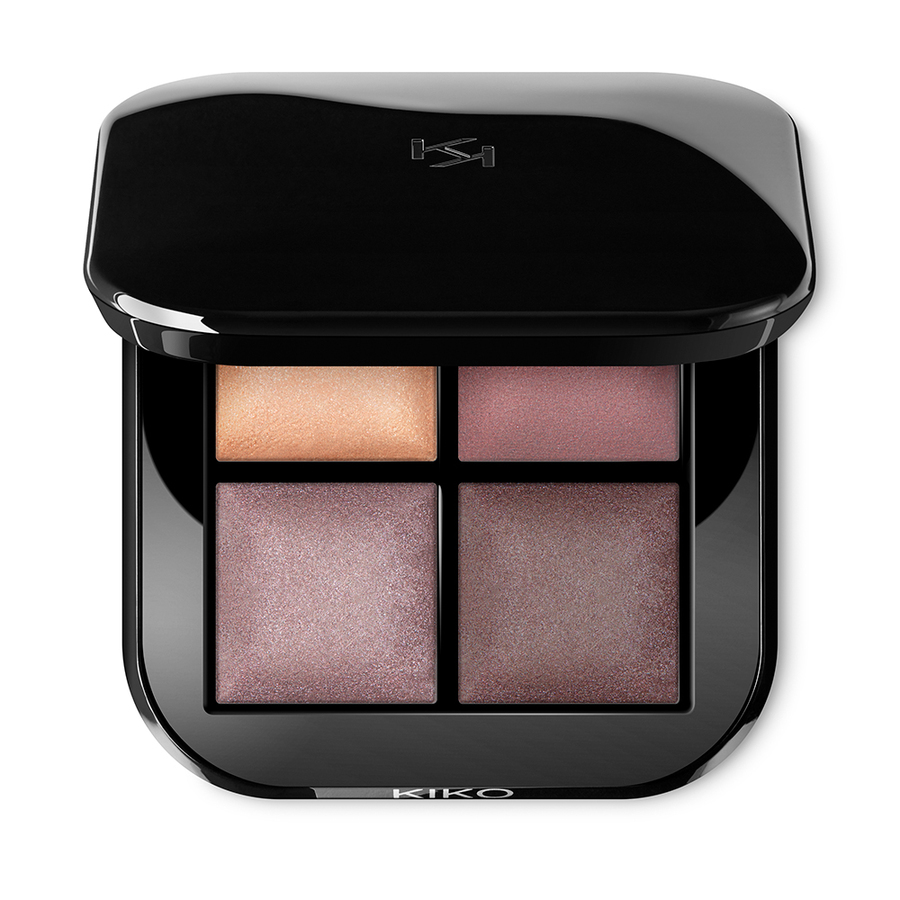 BRIGHT QUARTET BAKED EYESHADOW PALETTE 02 Bright Quartet Baked Eyeshadow Palette paleta czterech wypiekanych cieni do powiek 02 Rosy Mauve Variations 3.2g - obrazek 1