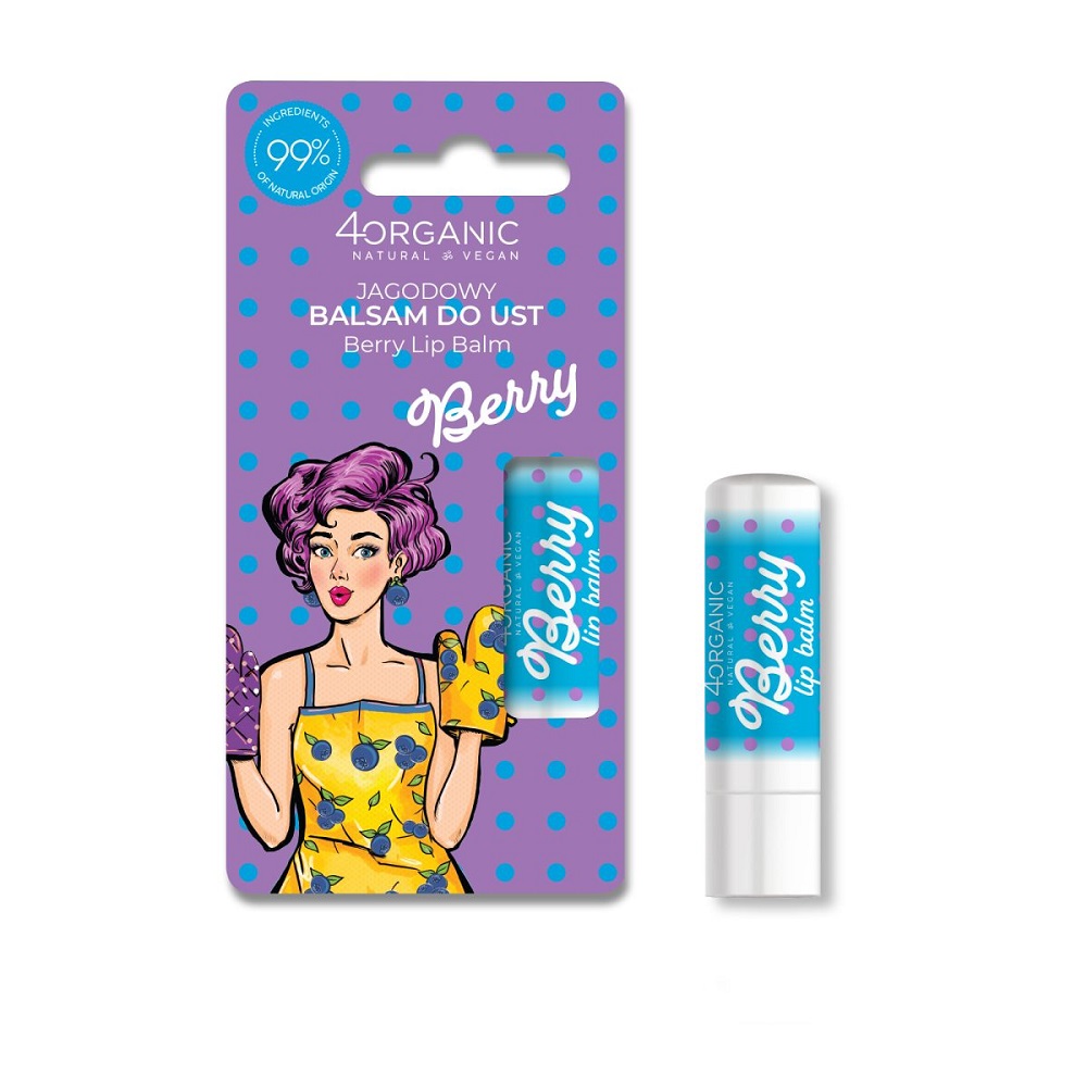 80752481674541451 Pin-up Girl naturalny balsam do ust Berry 5g - obrazek 1