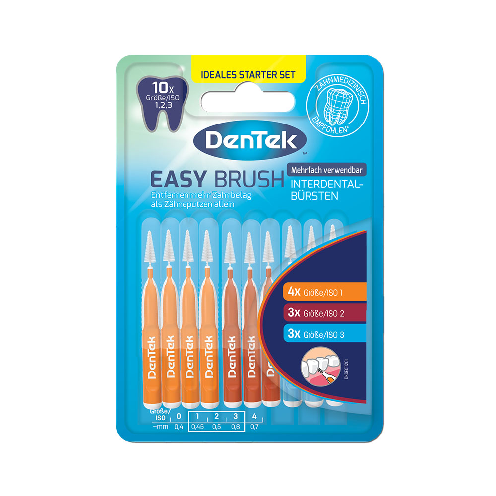 80759631615302913 Easy Brush szczoteczka do przestrzeni międzyzębowych Mix 10szt - obrazek 1