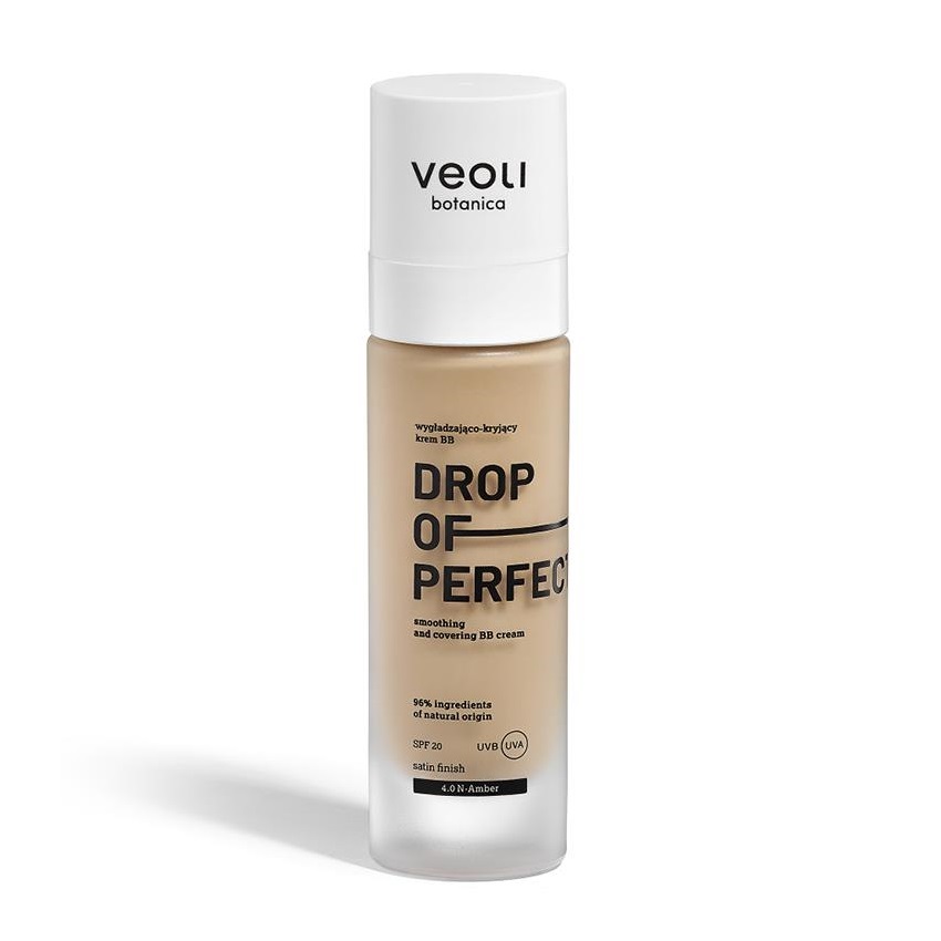 80896781739520991 Drop Of Perfection SPF20 wygładzająco-kryjący krem BB o lekkiej formule 4.0 N Amber 30ml - obrazek 1