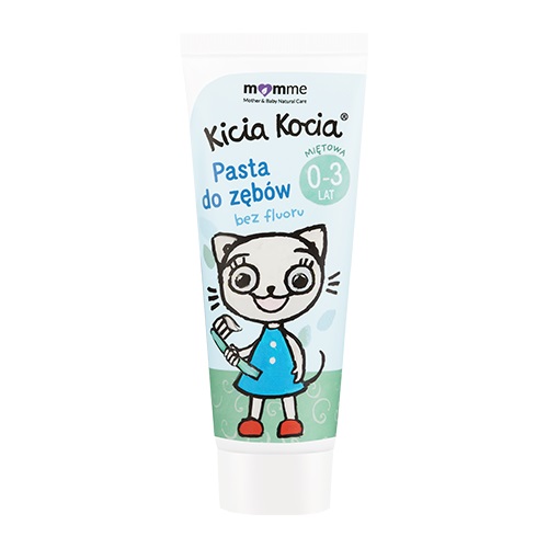 80985151659423872 Kicia Kocia pasta do zębów bez fluoru 0-3 lat Mięta 50ml - obrazek 1
