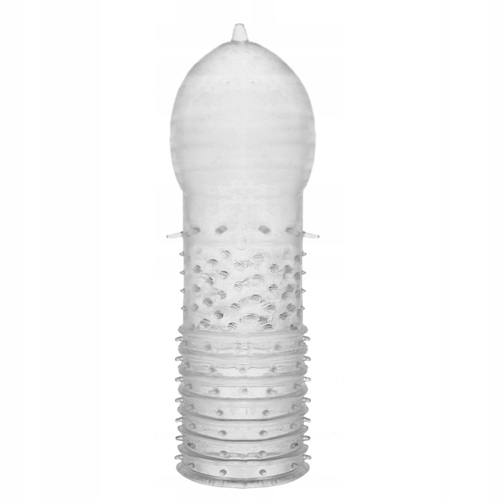 8100171695119001 Clear Power żelowa nakładka pogrubiająca członka N03 - obrazek 1