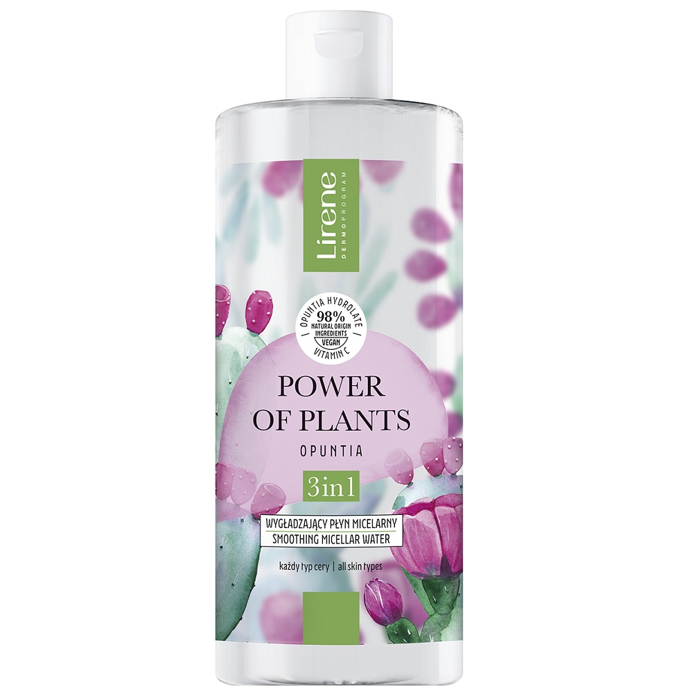 81006021693888133 Power of Plants wygładzający płyn micelarny 3w1 Opuncja 400ml - obrazek 1
