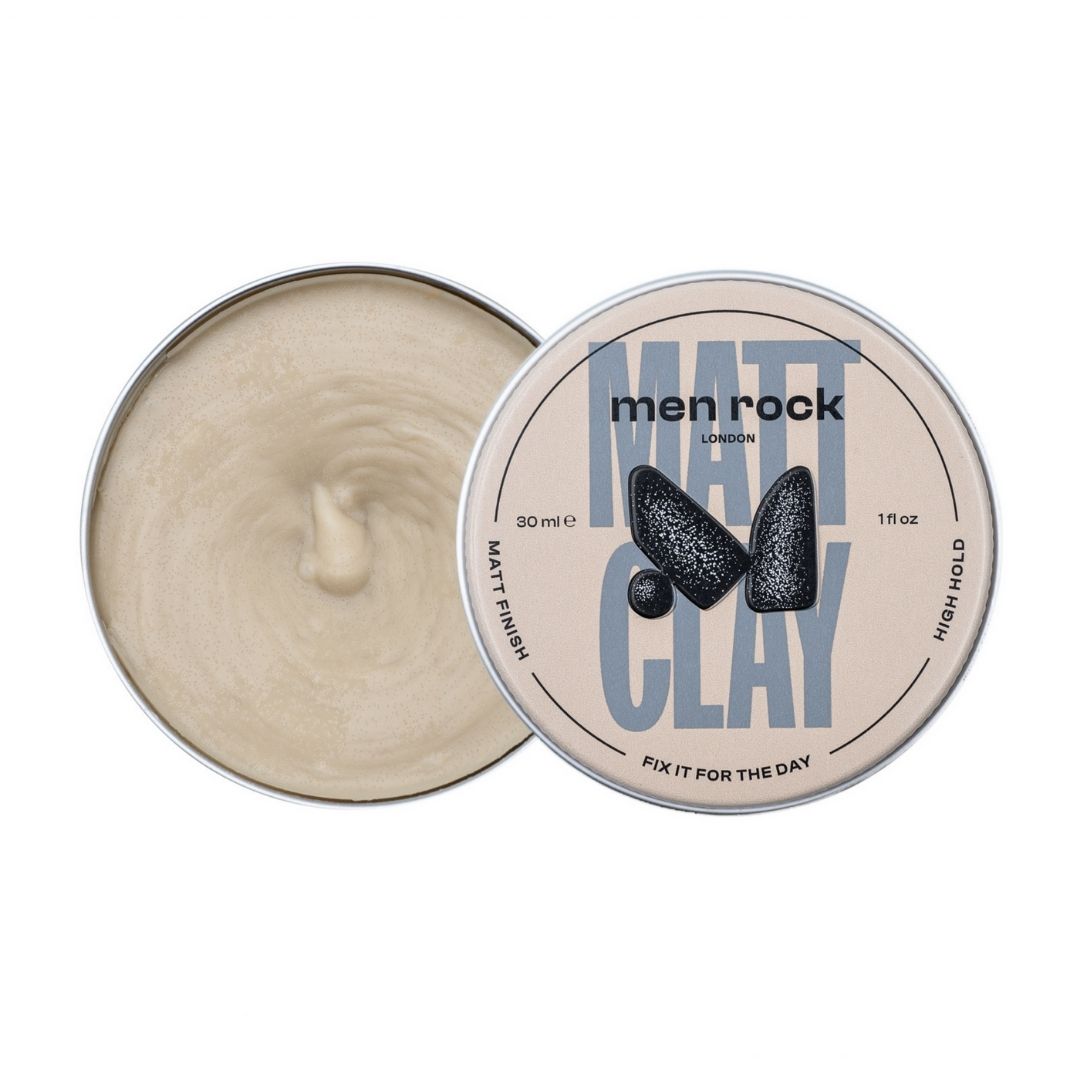 81100151663761028 Matt Clay High Hold Matt Finish matowa glinka do włosów dla mężczyzn 30ml - obrazek 1
