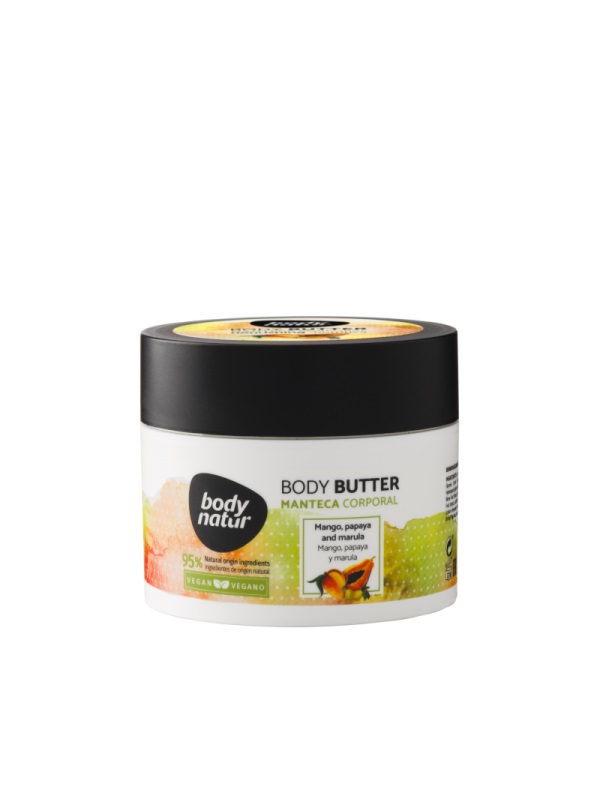 81232241643261807 Body Butter kremowe masło do ciała Papaja Mango i Marula 200ml - obrazek 1