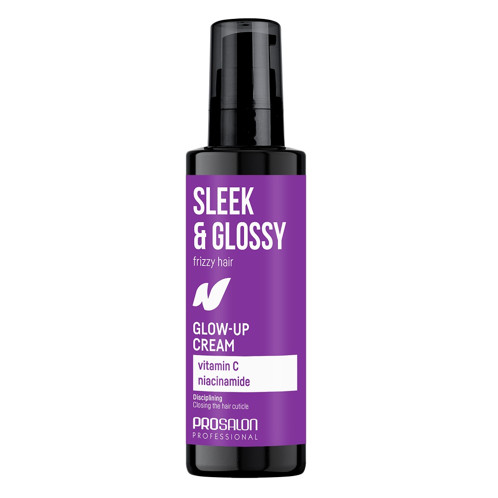 81305841709019523 Sleek & Glossy rozświetlający krem do włosów 100ml - obrazek 1