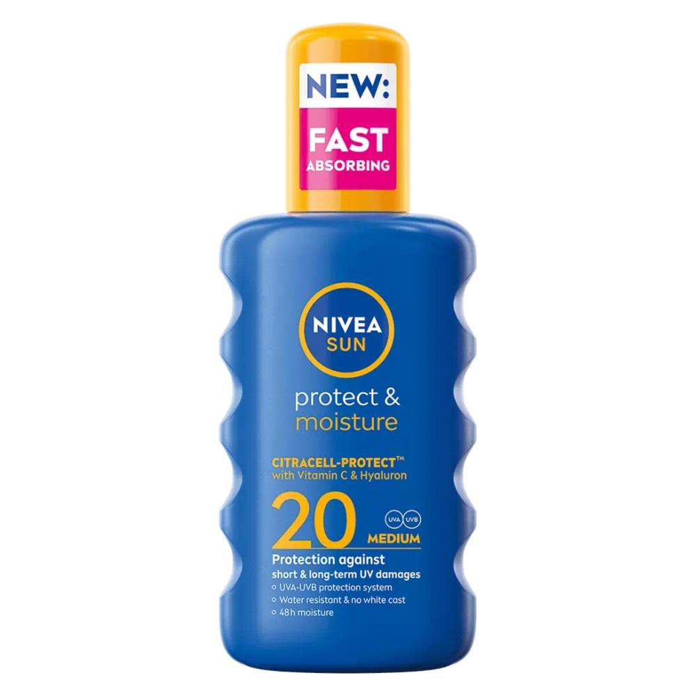 81380121753909393 Sun Protect & Moisture nawilżający balsam w sprayu do opalania SPF20 200ml - obrazek 1