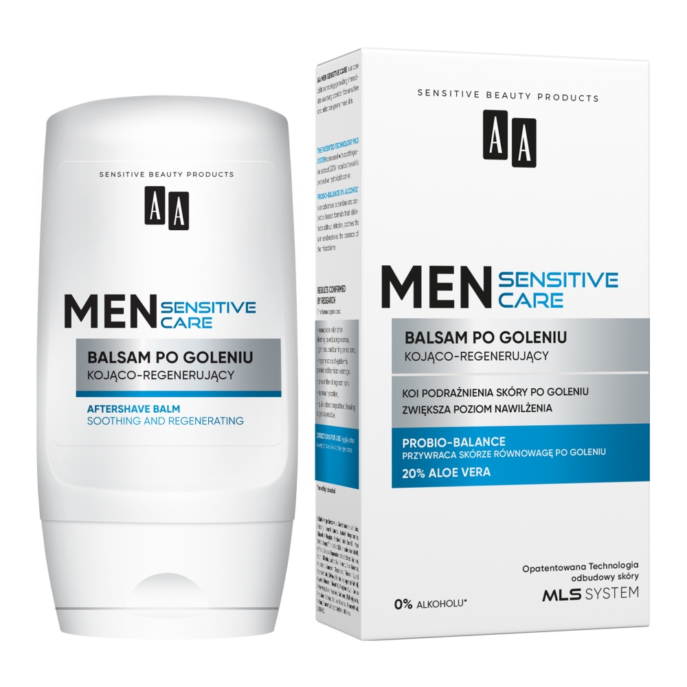 81393891741276036 Men Sensitive balsam po goleniu kojąco-regenerujący 100ml - obrazek 1