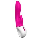 Dew wibrator typu króliczek z funkcją ssania i 9 trybami wibracji Red Rose