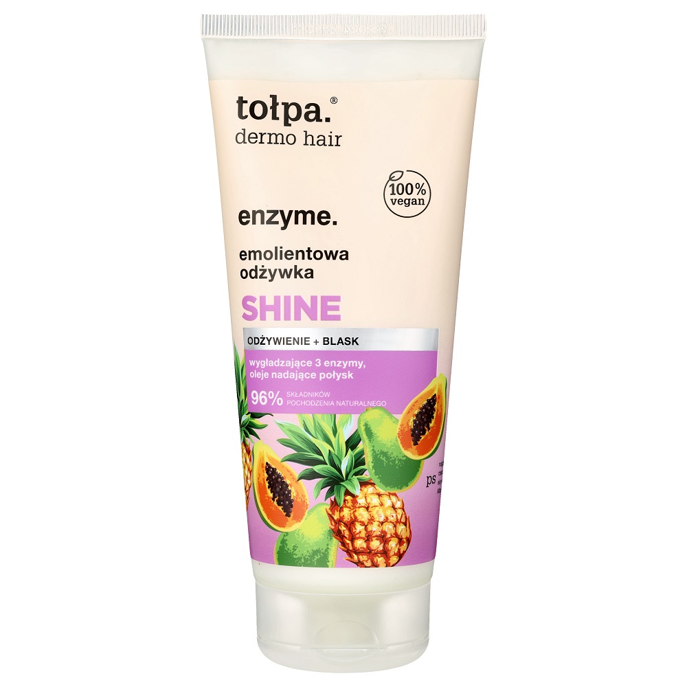 81502691726573834 Dermo Hair Enzyme emolientowa odżywka Shine 200ml - obrazek 1