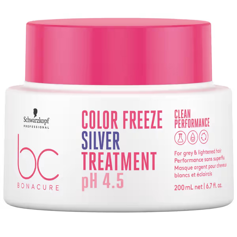 81524361677476865 BC Bonacure Color Freeze Silver Treatment intensywnie odbudowująca maska do włosów farbowanych 200ml - obrazek 1
