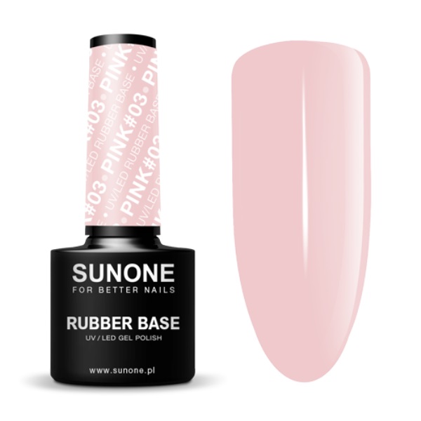 81542461713785899 Rubber Base baza kauczukowa Pink #03 5g - obrazek 1
