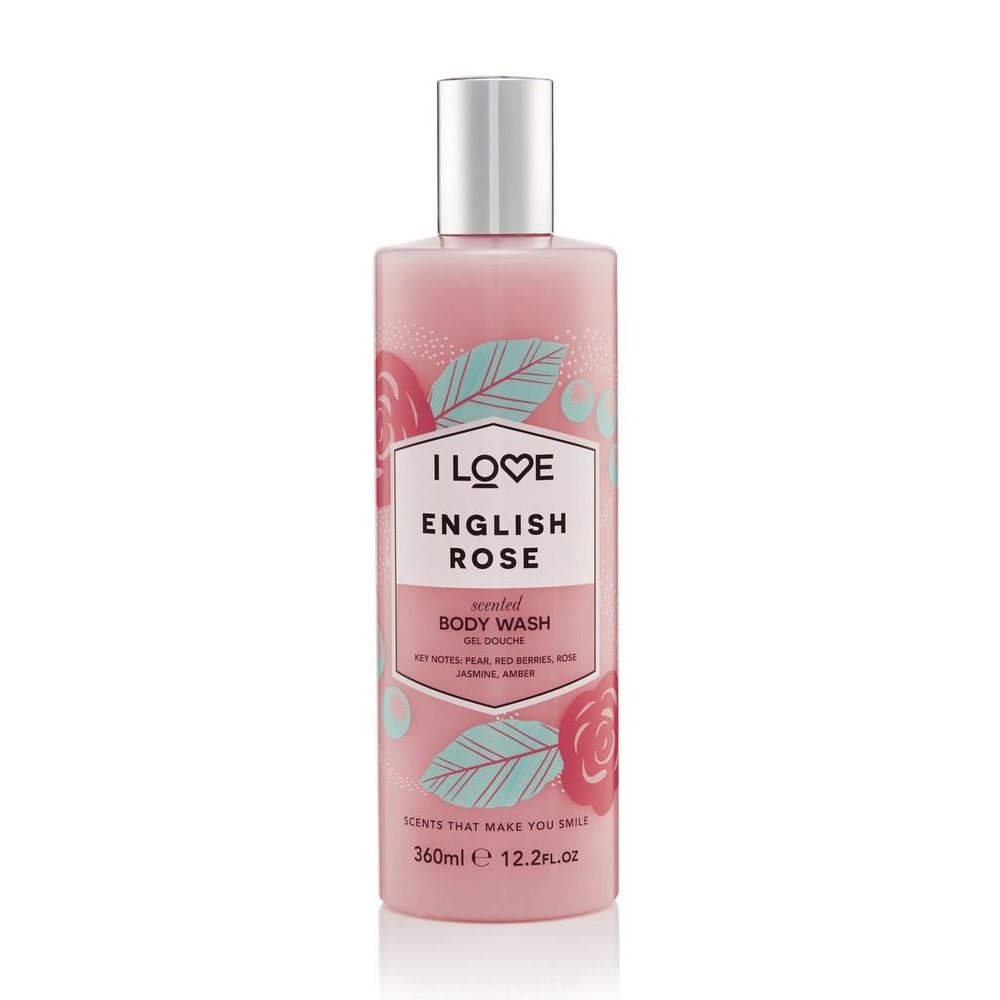 81596101696926055 Scented Body Wash żel pod prysznic i do kąpieli English Rose 360ml - obrazek 1