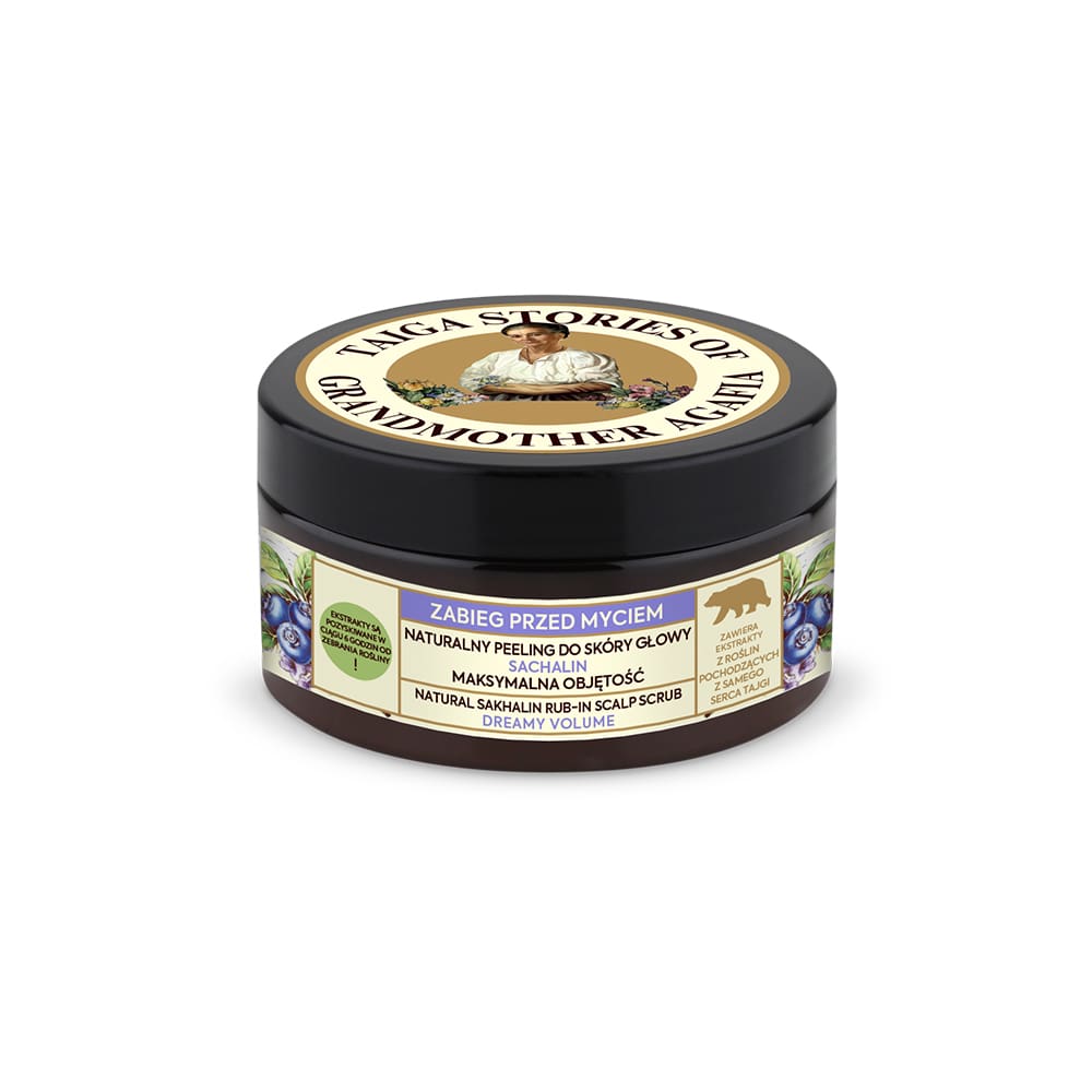 81642011604588333 Tajga Stories naturalny peeling do skóry głowy z białą glinką 100ml - obrazek 1