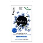Natura nawilżająca maseczka do twarzy na BIO tkaninie Hydrolat z Bławatka 7g