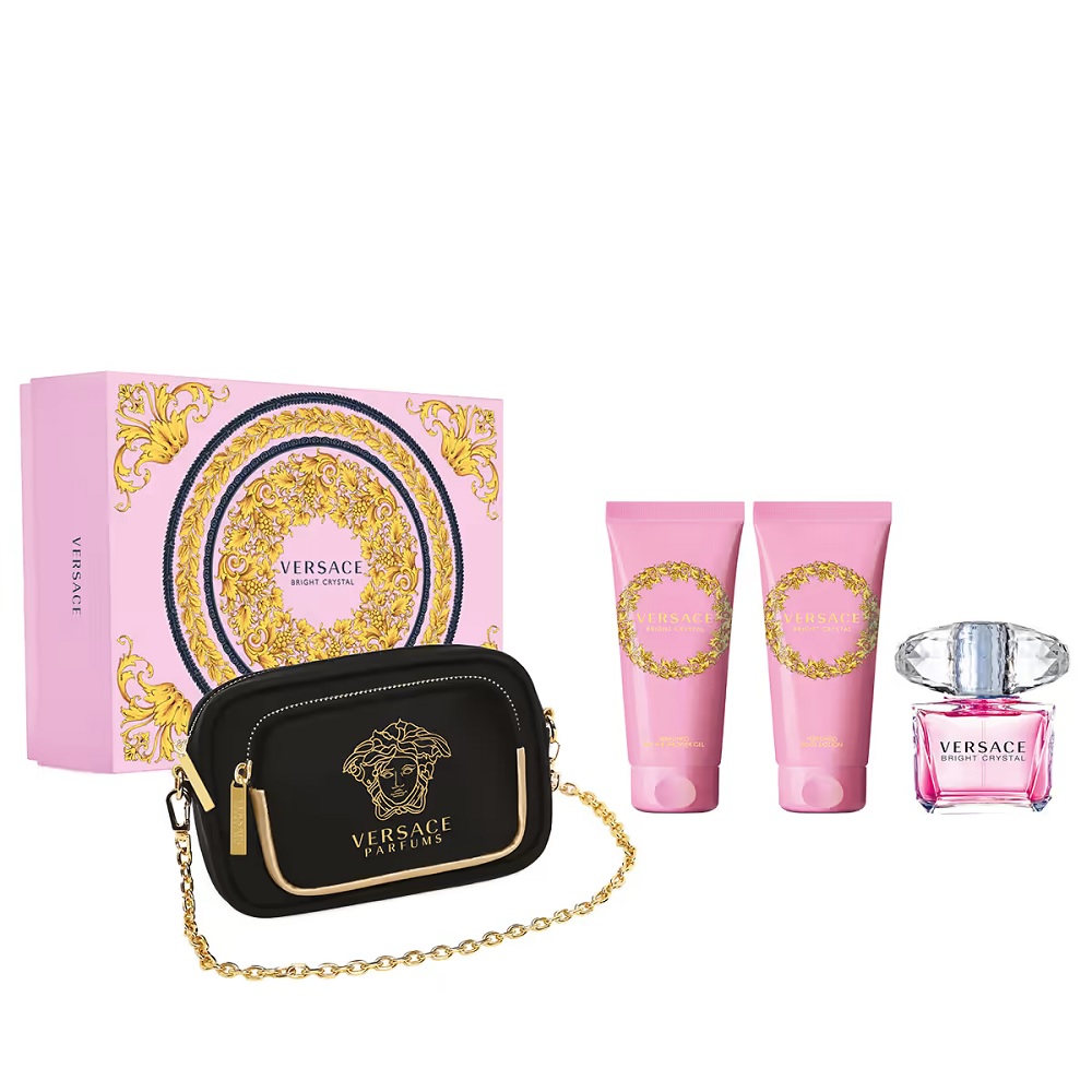 81684191667209856 Bright Crystal zestaw woda toaletowa spray 90ml + balsam do ciała 100ml + żel pod prysznic 100ml + torebka - obrazek 1