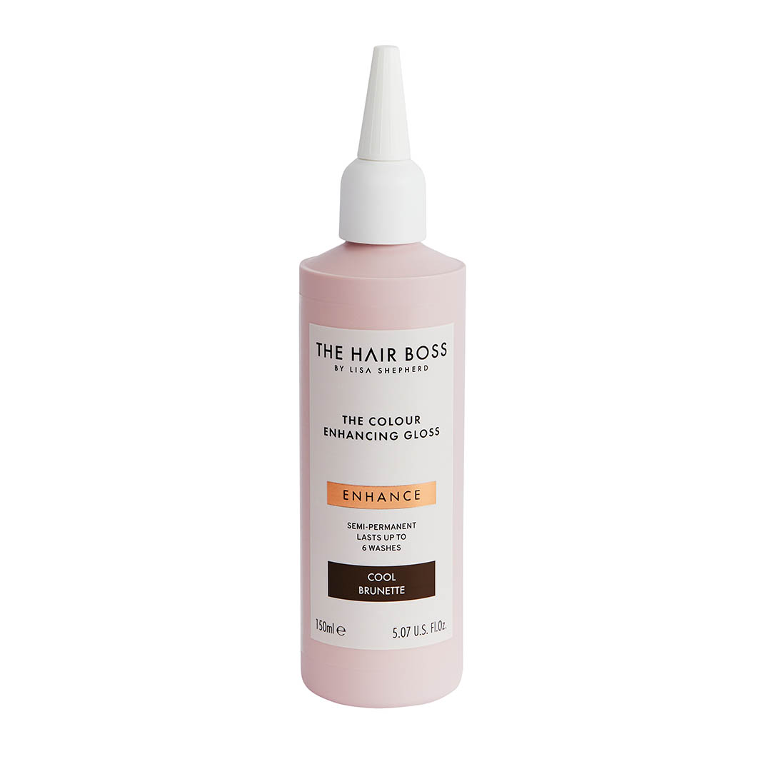 81686741645440806 The Colour Enhancing Gloss rozświetlacz podkreślający ciemny odcień włosów Cool Brunette 150ml - obrazek 1