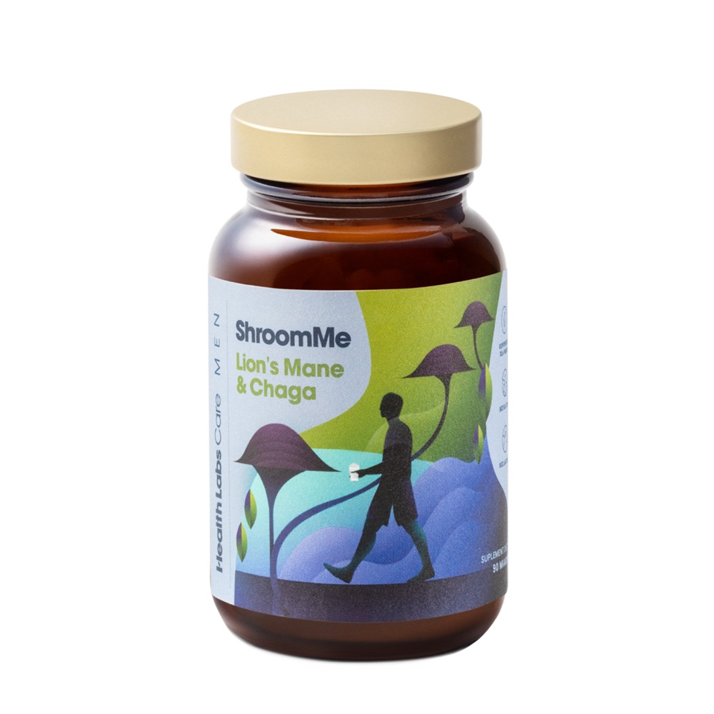 81688221741183914 ShroomMe Lion’s Mane & Chaga suplement diety dla mężczyzn 45.5g - obrazek 1