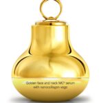 SkinLed Golden Face And Neck MC2 Serum With Nanocollagen Vege kolagenowe złote serum do twarzy z mikromasażerem 30ml