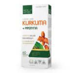 Kurkuma + Piperyna suplement diety 60 kapsułek