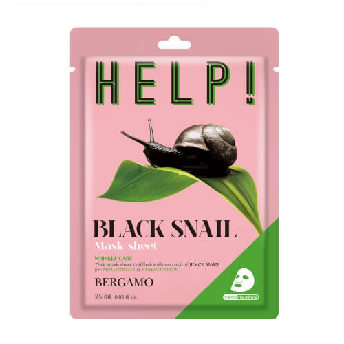 81878881681297918 Help Sheet Mask maska do twarzy z Black Snail 25ml - obrazek 1