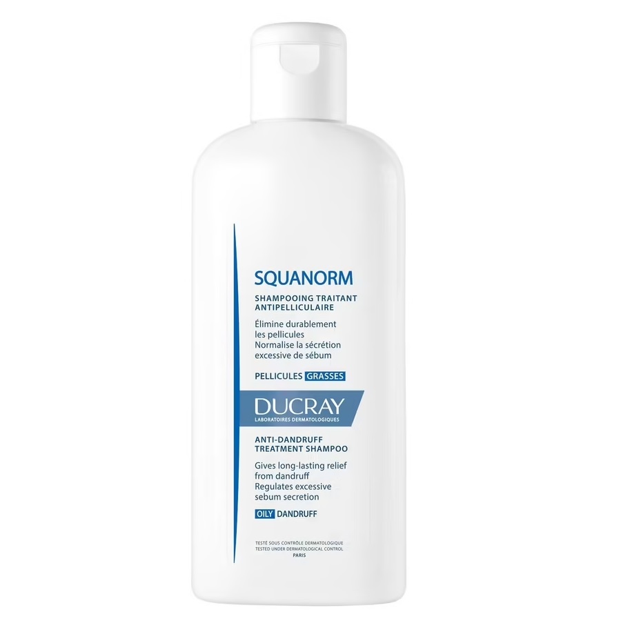 81880011714032573 Squanorm szampon leczniczy do łupieżu tłustego 200ml - obrazek 1