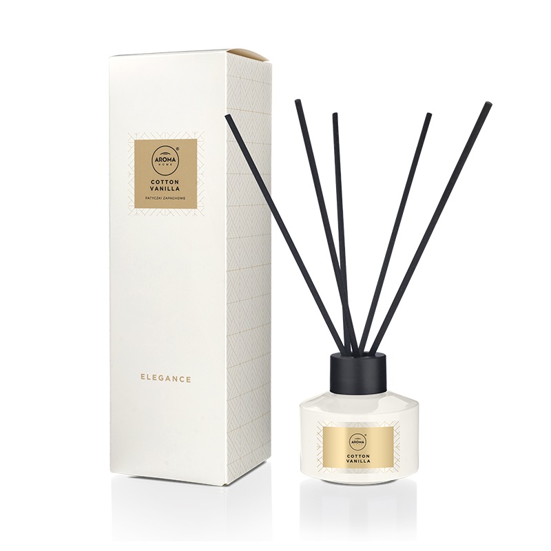 81967961750258854 Elegance Series patyczki zapachowe Cotton Vanilla 50ml - obrazek 1