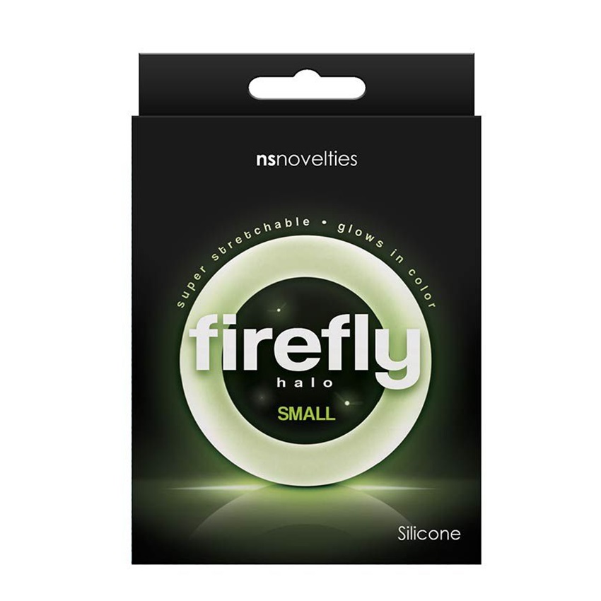 82003421731579499 Firefly Halo Small świecący w ciemności pierścień erekcyjny Clear - obrazek 1