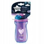 Straw Cup bidon ze słomką niekapek 12m+ Girl 260ml