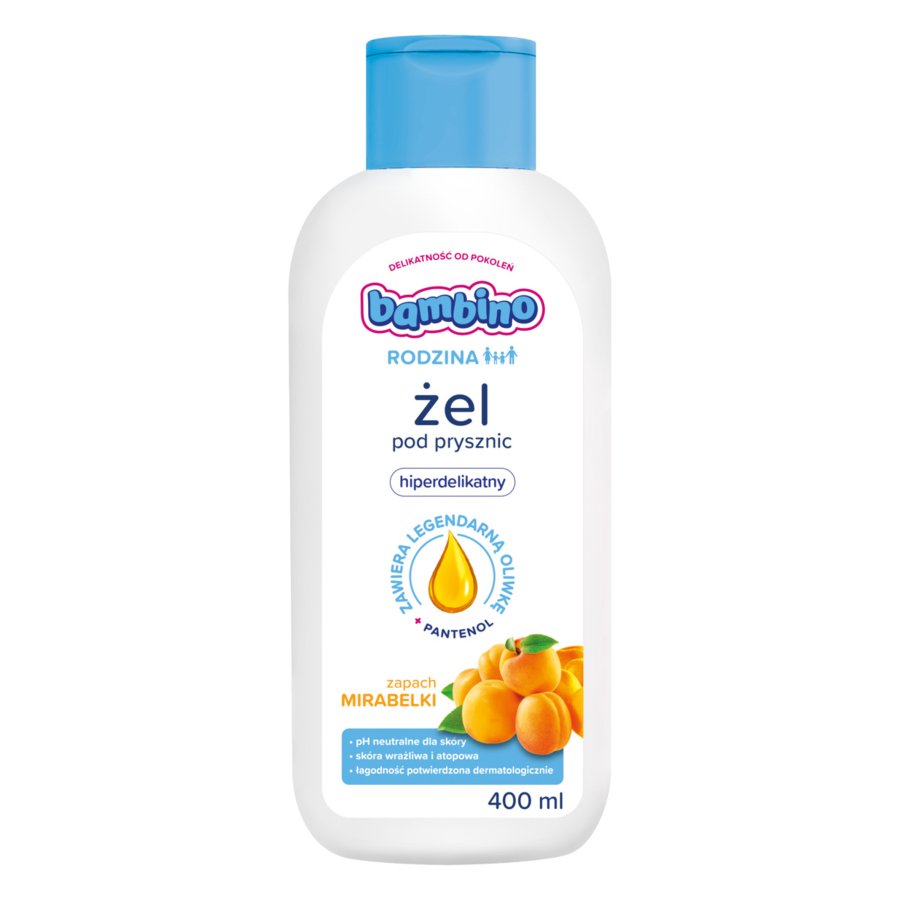 8210081652264597 Rodzina żel pod prysznic hiperdelikatny Mirabelka 400ml - obrazek 1