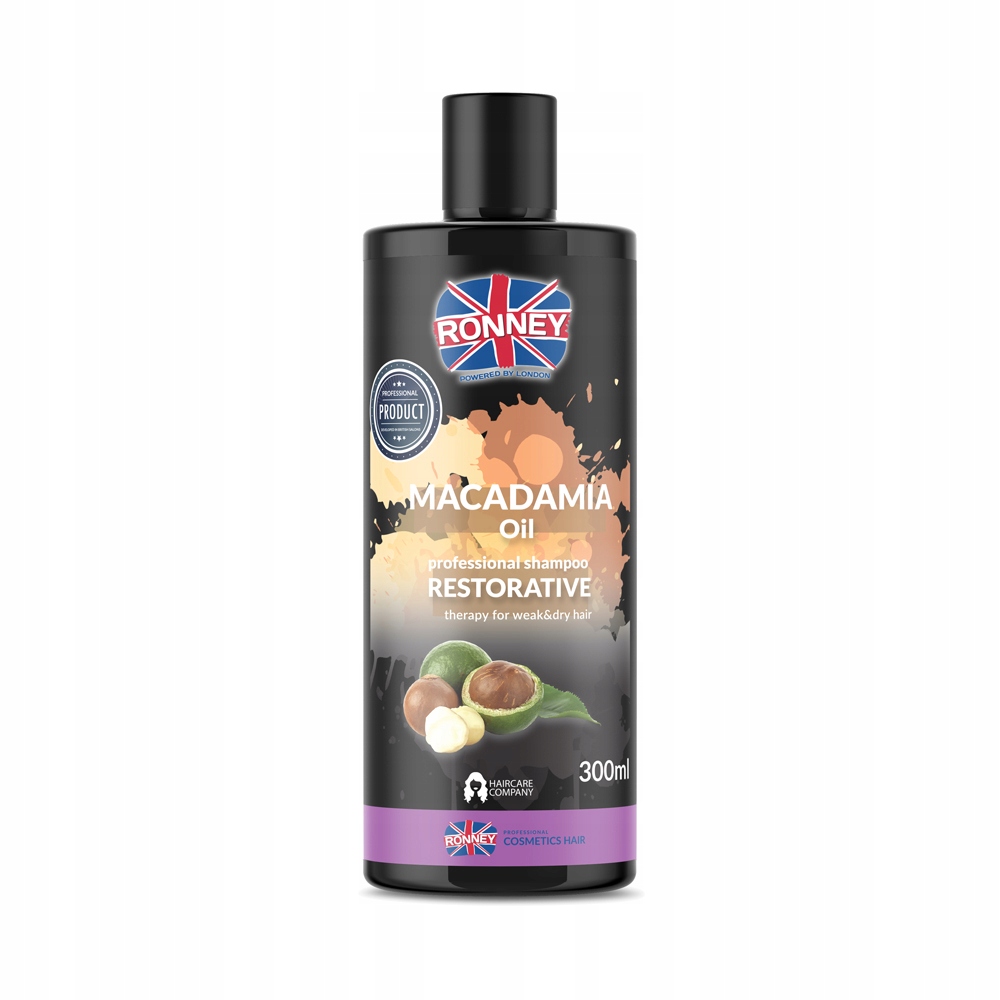 82260091648559542 Macadamia Oil Professional Shampoo Restorative wzmacniający szampon do włosów suchych i osłabionych 300ml - obrazek 1