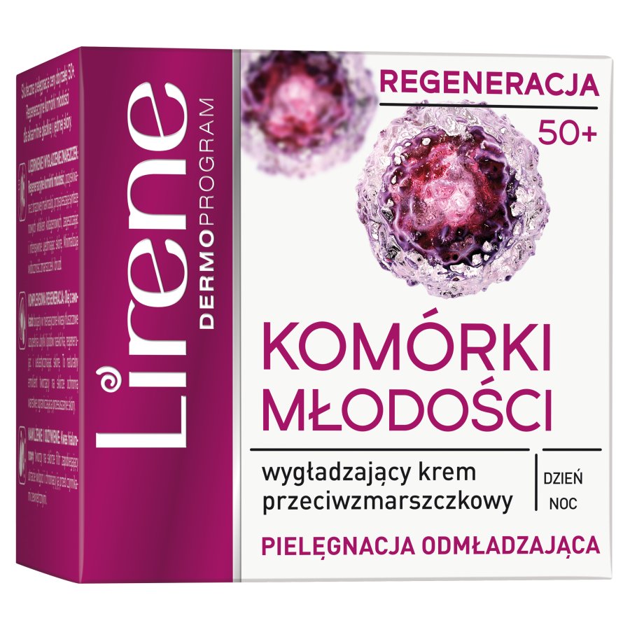 82275241662968973 Komórki Młodości 50+ wygładzający krem przeciwzmarszczkowy na dzień i noc 50ml - obrazek 1