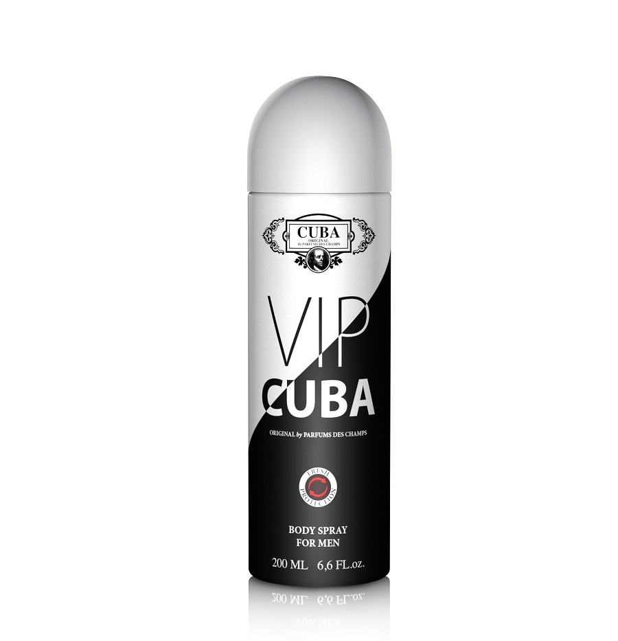 8228101627553907 Cuba VIP For Men dezodorant spray 200ml - obrazek 1