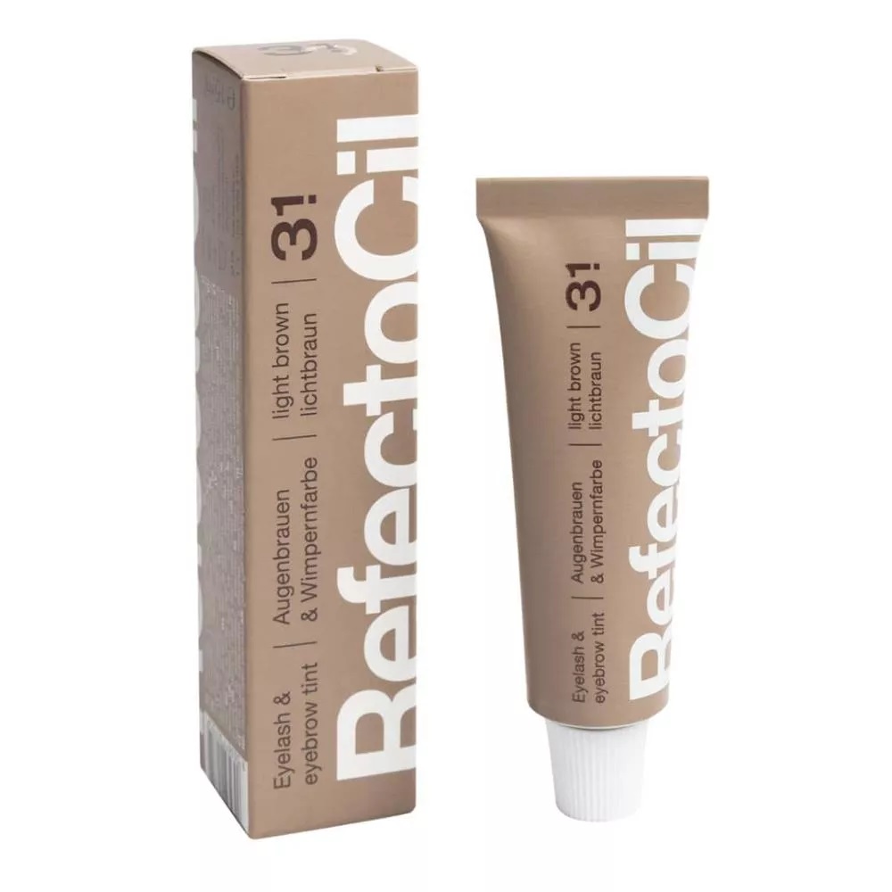 82345331715664179 Eyelash And Eyebrow Tint henna do brwi i rzęs 3.1 Light Brown 15ml - obrazek 1