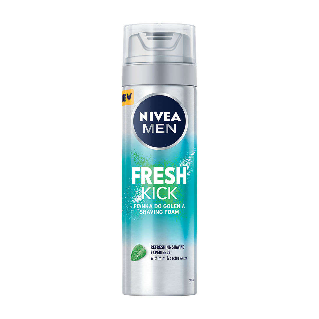 8235911652255486 Men Fresh Kick odświeżająca pianka do golenia 200ml - obrazek 1