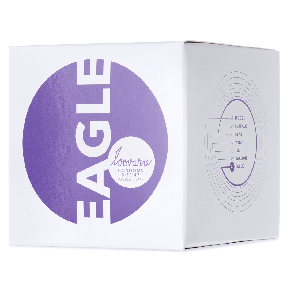 82438411699277385 Power Animal Eagle prezerwatywy 47mm 12szt. - obrazek 1