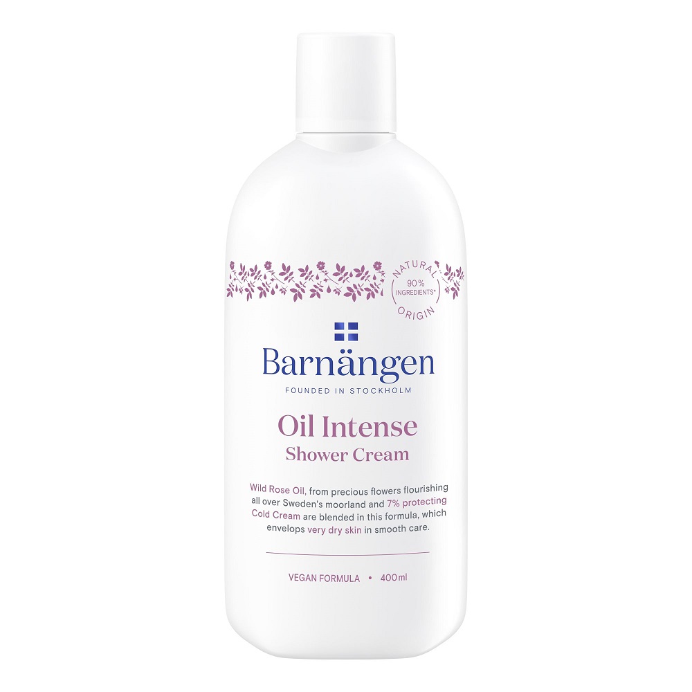 82568141590497889 Oil Intense Shower Cream kremowy żel pod prysznic z olejkiem z dzikiej róży 400ml - obrazek 1