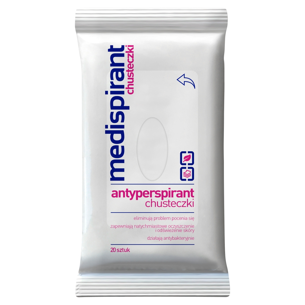 8263861709131711 Antyperspirant chusteczki 20szt - obrazek 1