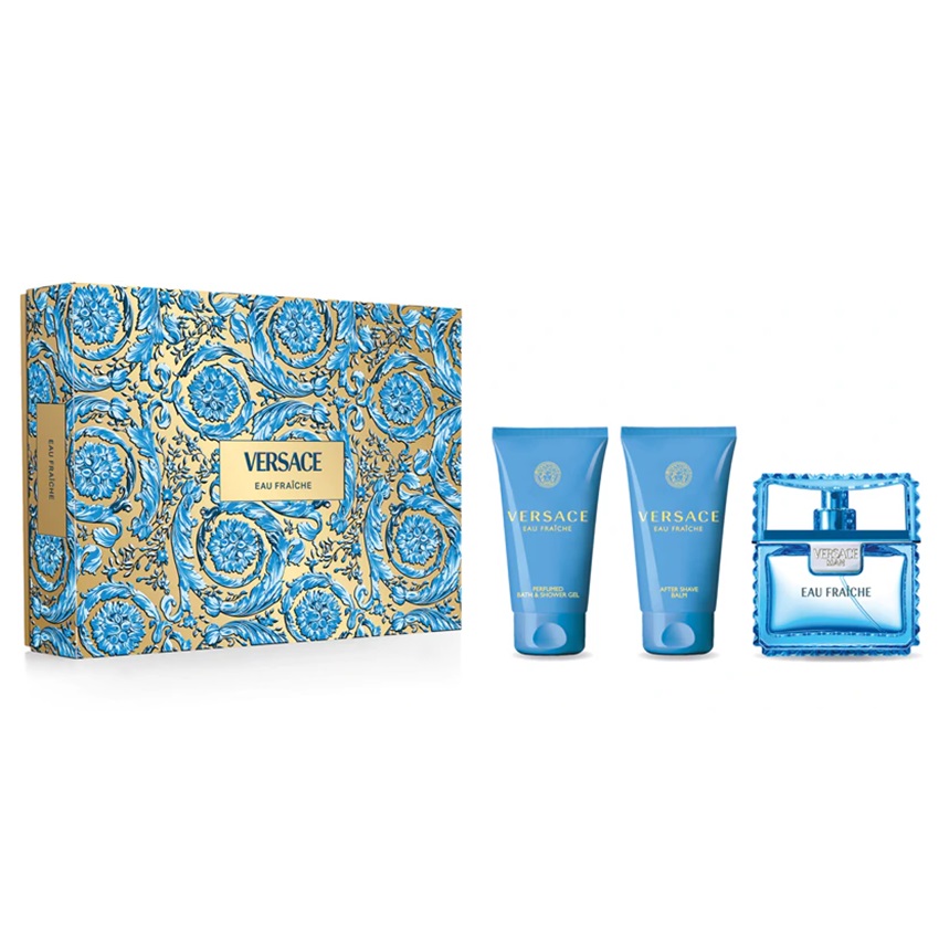 82647091744709013 Man Eau Fraiche zestaw woda toaletowa spray 50ml + żel pod prysznic 50ml + balsam po goleniu 50ml - obrazek 1