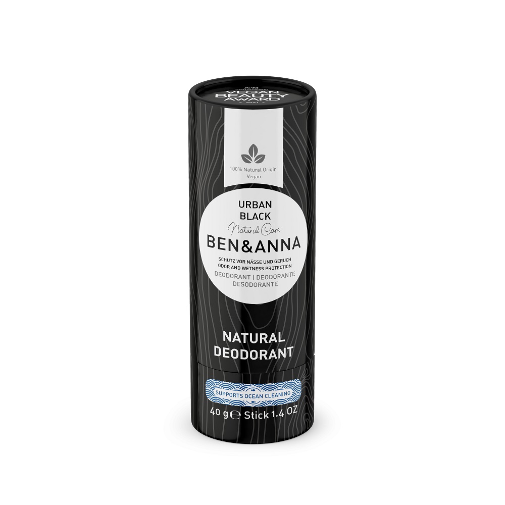 Exclusive Mockups for Branding and Packaging Design Natural Soda Deodorant naturalny dezodorant na bazie sody sztyft kartonowy Urban Black 40g - obrazek 1