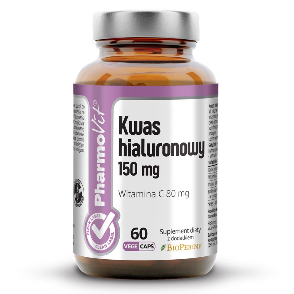 82724701746595565 Kwas hialuronowy 150mg suplement diety 60 kapsułek - obrazek 1