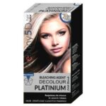 Destiny 5D Decolour Platinium rozjaśniacz do pasemek i balejażu 40g +  woda utleniona w kremie 12% 80ml